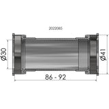 Elvedes Bottom Bracket Pressfit BB86 92 41mm for 30mm