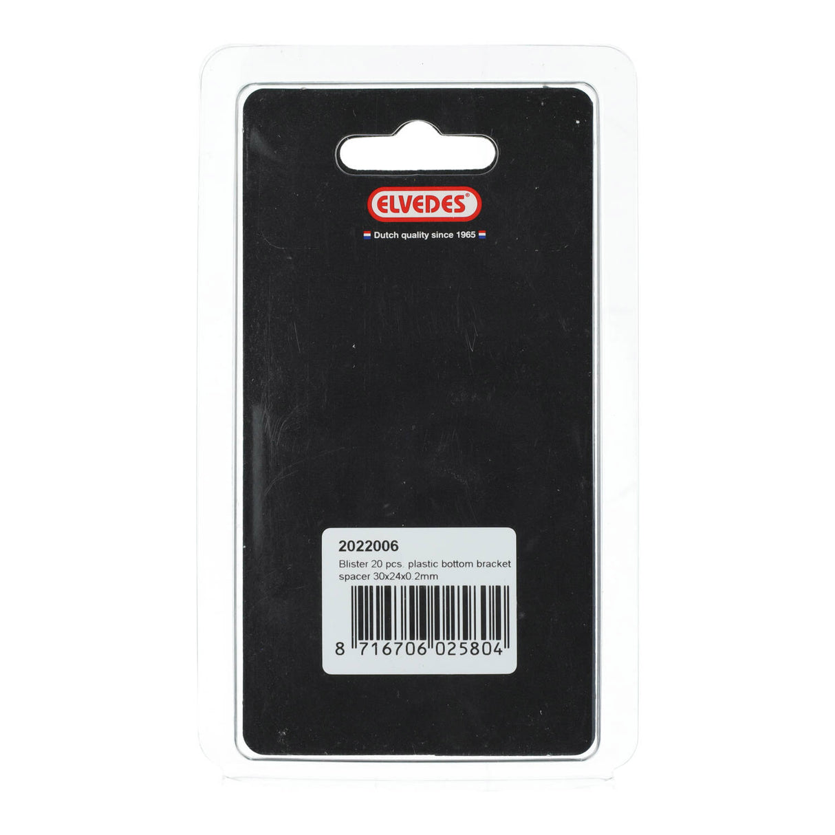 Dolní držák Elvedes Spacer 30 x 24 x 0,2 mm plast P 20