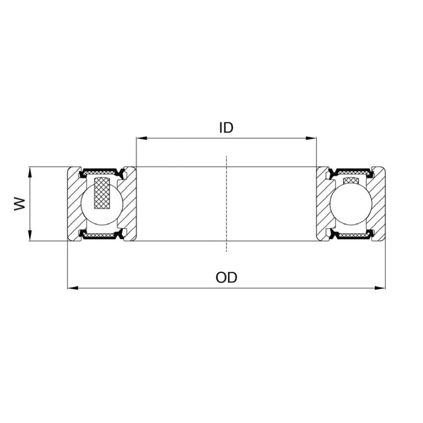 Union Kogellager CB-365 6804 LLB 20x32X7 CEAMIC