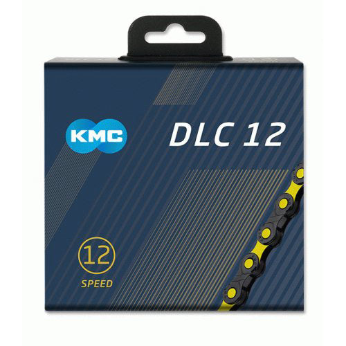 KMC Bicycle Chain DLC 12 - 126 Schakels (noir jaune)