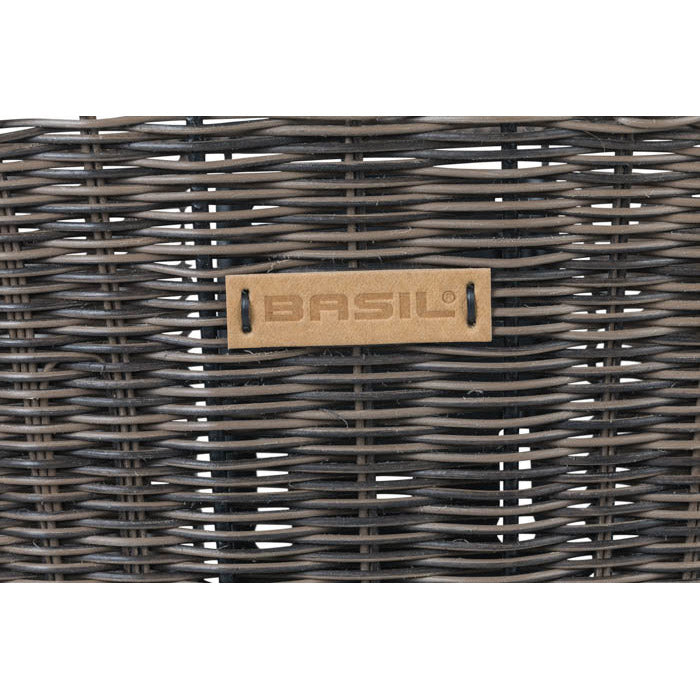 Basil Bremen rattan Look KF - Košarica s kolesom - Prvo - temno rjava