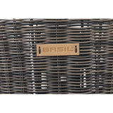 Basil Bremen rattan Look KF - Košarica s kolesom - Prvo - temno rjava