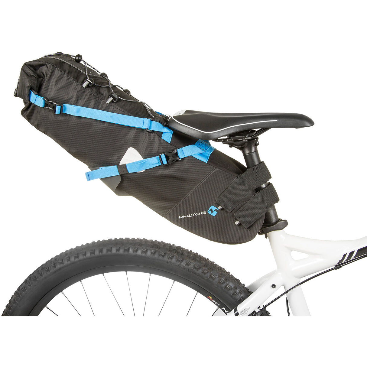 M-Wave Sattle Bag BP 11 Liter PVC Schwarz
