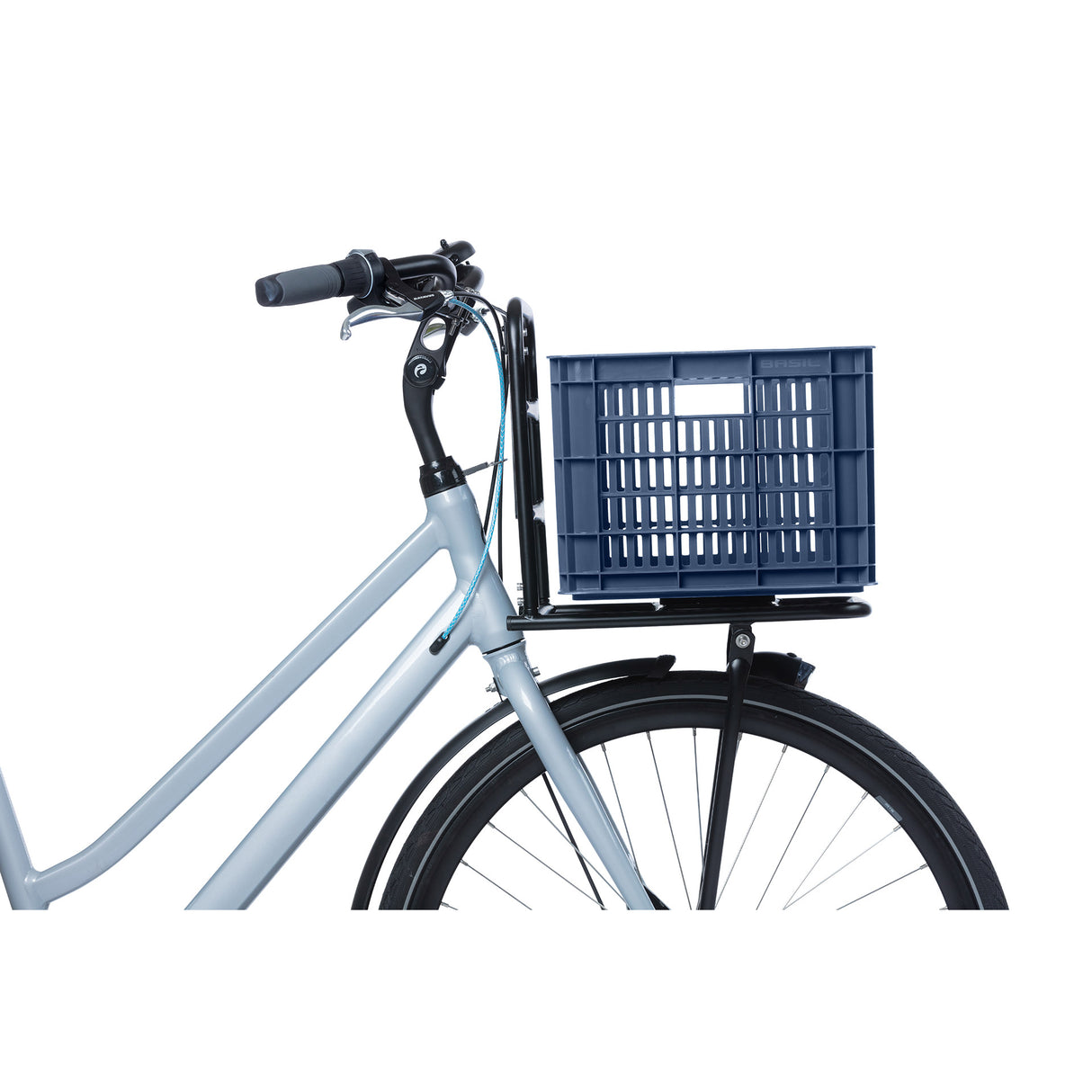 Basilikum fietskrat m - medium - 29,5 liter - blå