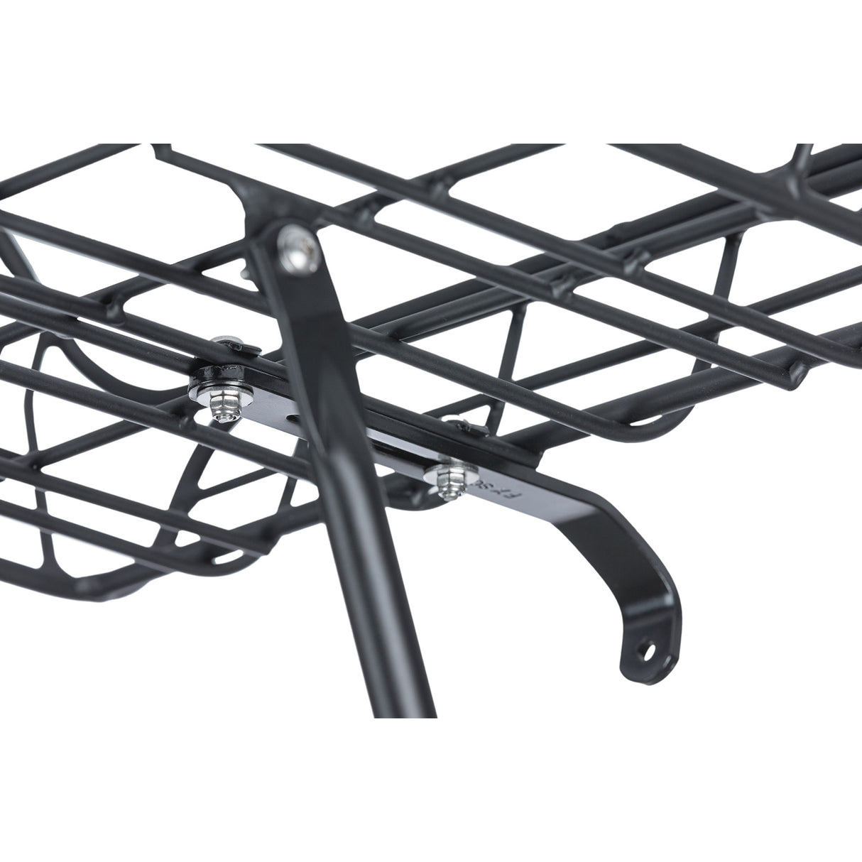 Basil Portland - Bicycle basket - First - Matt Black