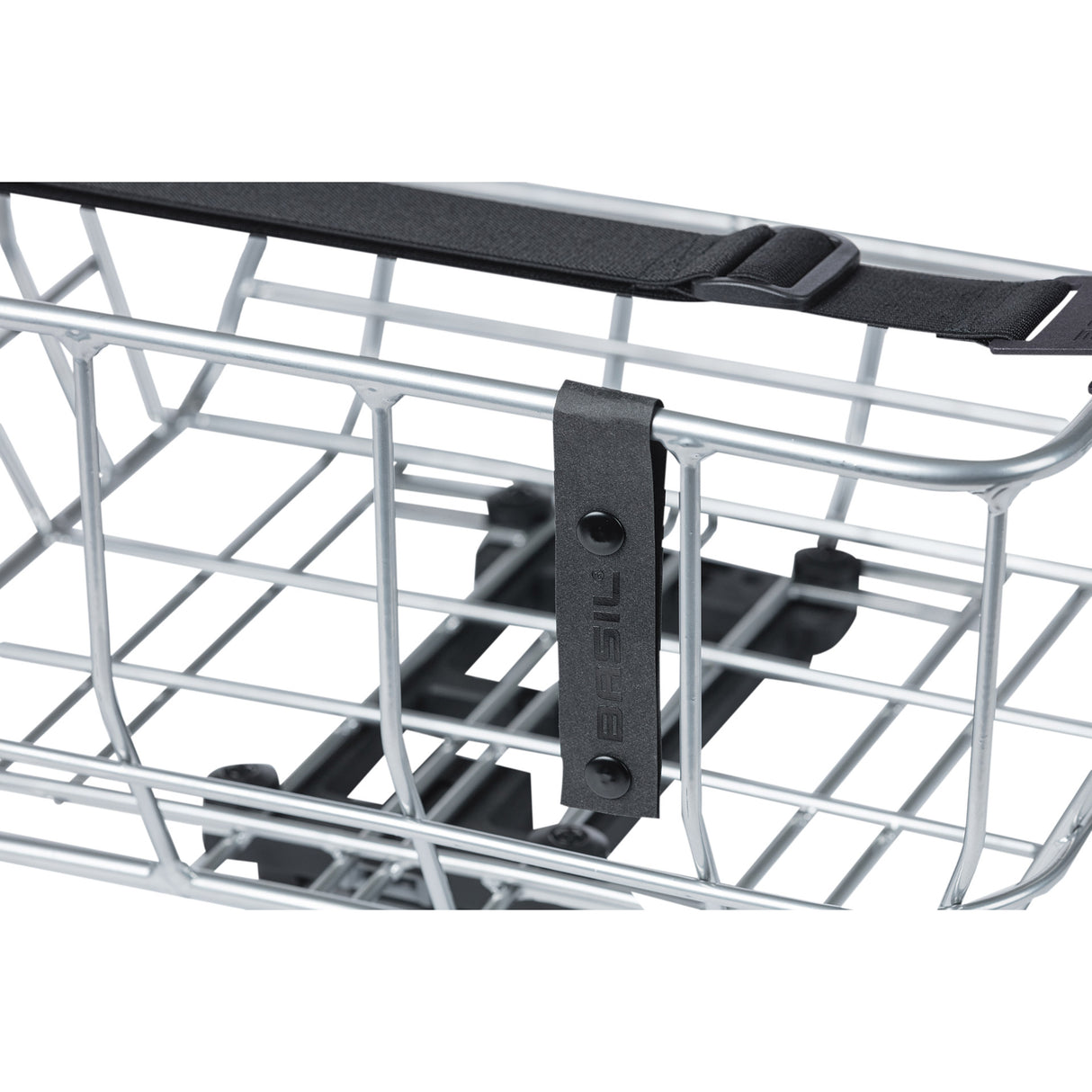 Basil Portland - Bicycle basket - First - Chrome
