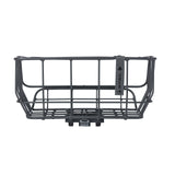 Basil Portland - Bicycle basket Mik - On the back - Mat black