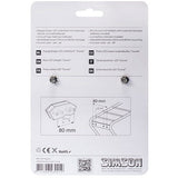 Simson -Batteriegepäck Rack Hecklicht Tunnel 3 LED -Auto