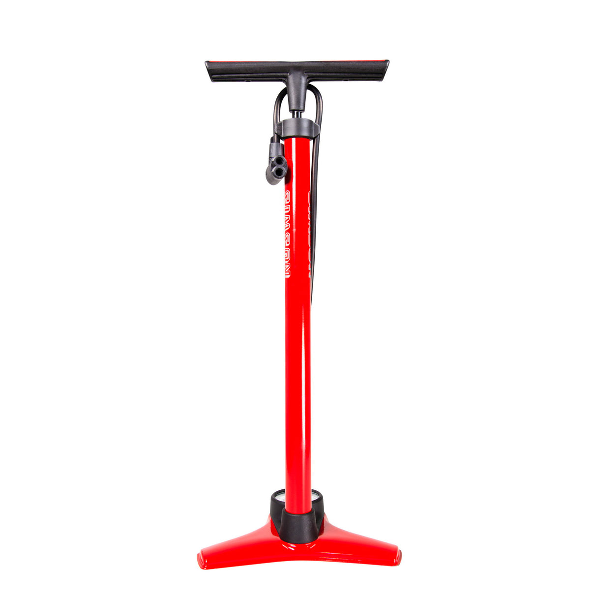 Pompa rowerowa Doskonałe wysokie ciśnienie 60 cm czerwone