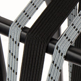 Qibbel widek triobinder eye s háčkem 24+2x12mm černý kámen šedá