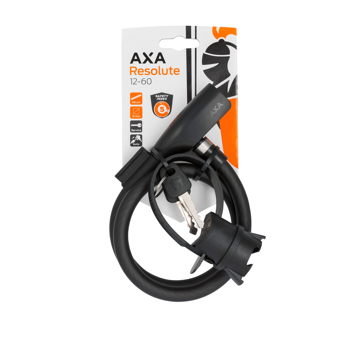 Reža zaklepanje kabla AXA ločljivost 60cm - Ø12mm