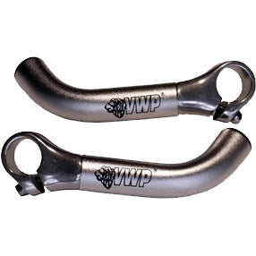 VWP Bar-Enden 08 kromme Aluminium Sëlwer