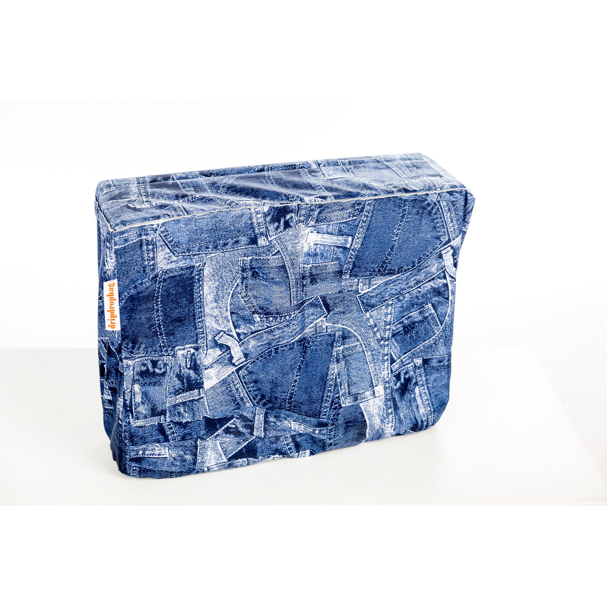 Dipdropbag axelväska täcker pakaftas regntäcke jeans