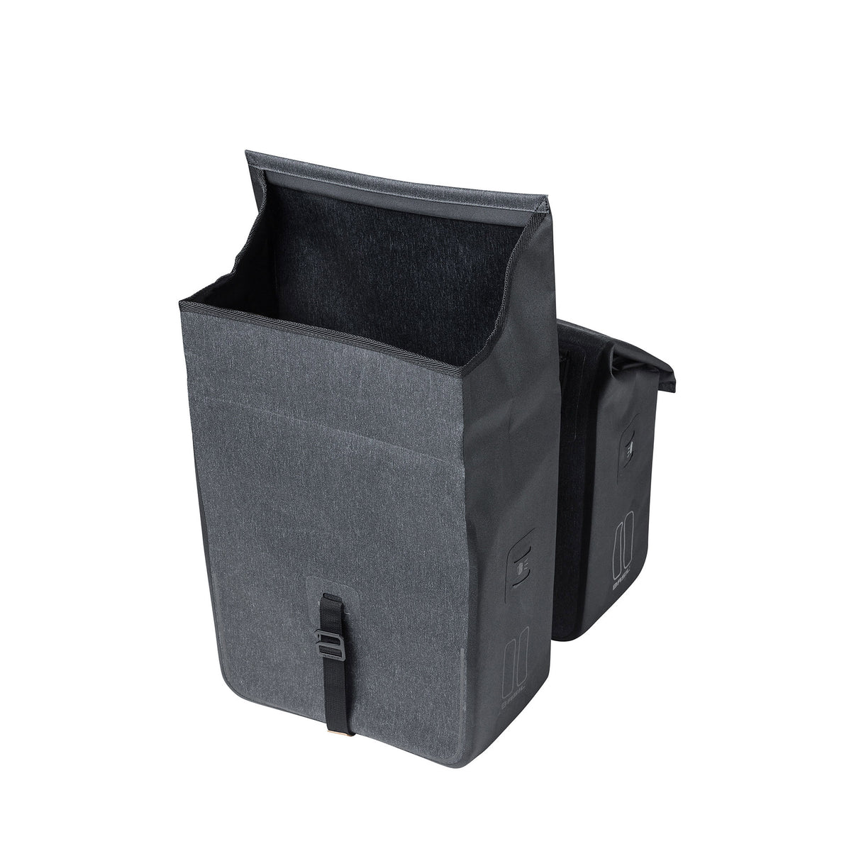 Basil Urban Dry Double Bicycle Bag - Gray, 50L