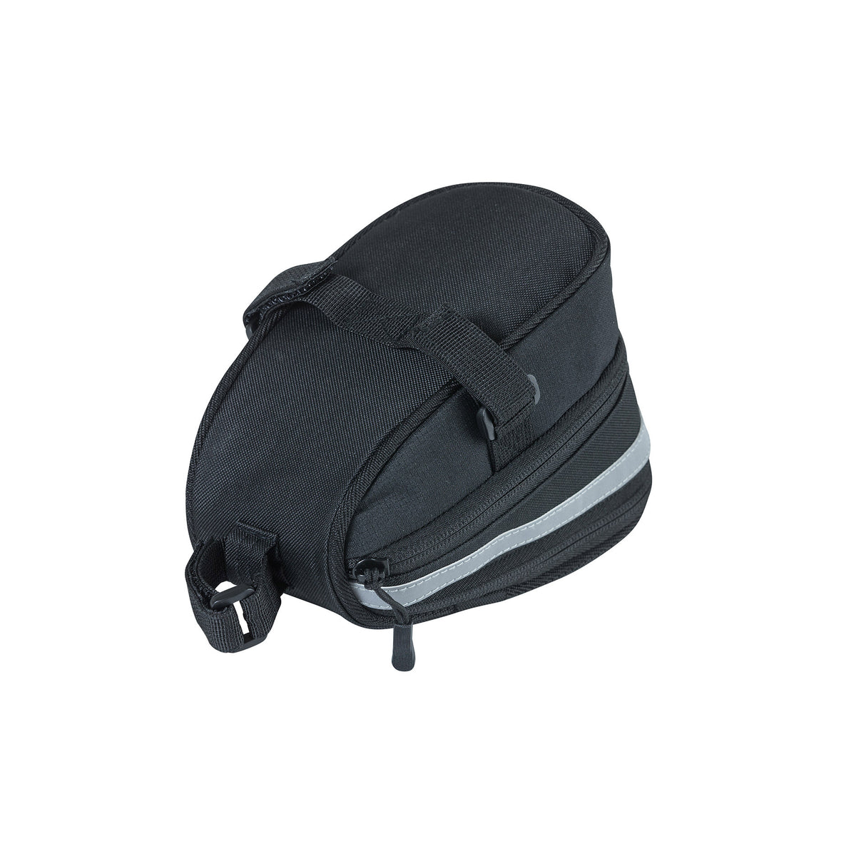 Basil Mada saddle bag - Compact, Black, 1L, Velcro, Bicycle Accessory
