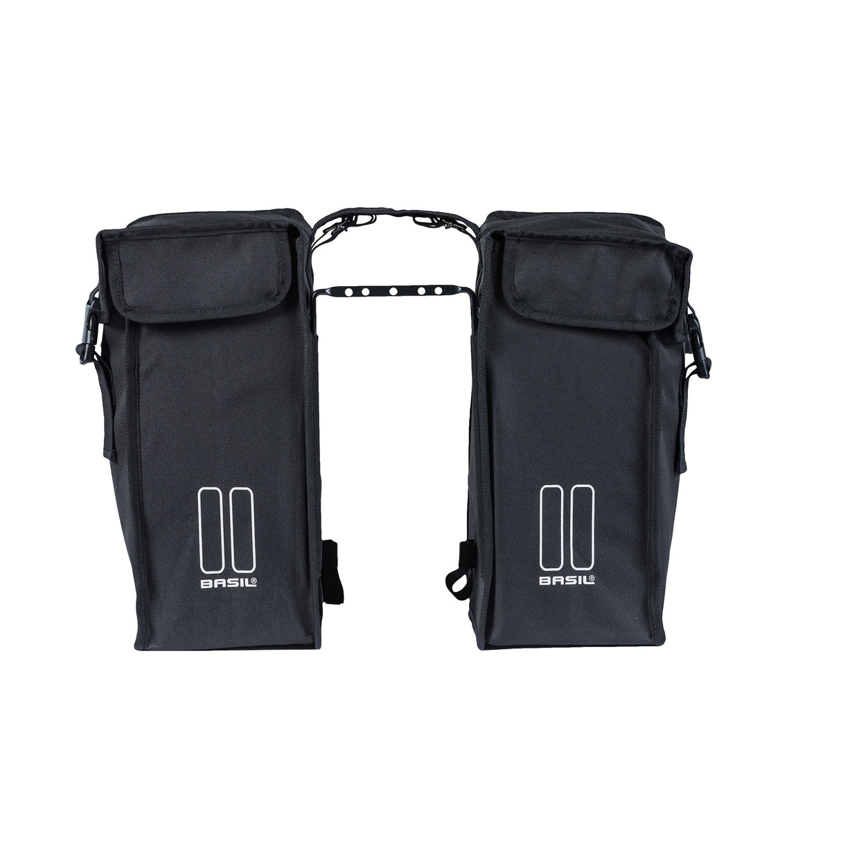 Basil Mara XXL Double Bicycle Bag - 47L - Ladies Herens - City City - Sort