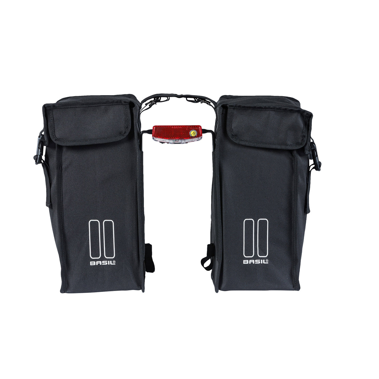 Basil Mara XXL Double Bicycle Bag - 47L - Ladies Herens - City City - Sort