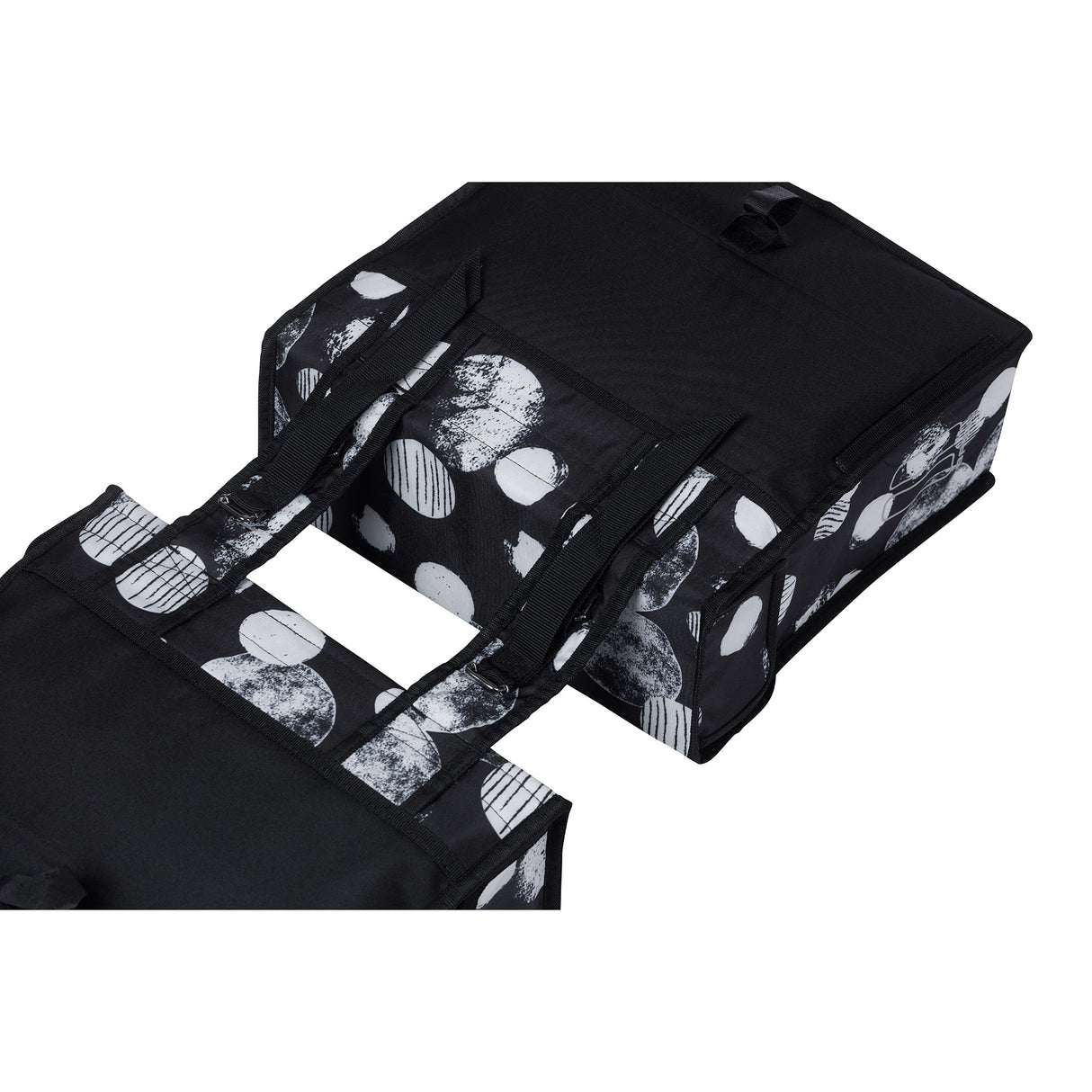 Bazilikalna torba Mara xl Double | Kroglo | Črno siva