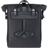 Basil Soho Mik Side Bicycle Shoulder Bag - Black, Waterproof, PU, ​​Nordlicht LED, 17L