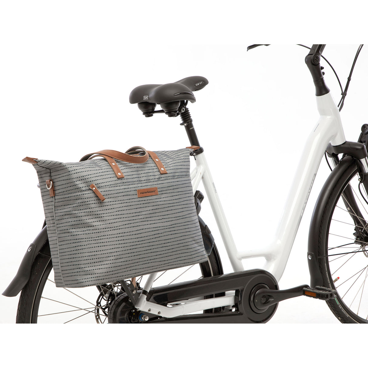 Nowe looxs Tendo - torba do laptopa rowerowego - Kobiety - Czarny niebieski szary