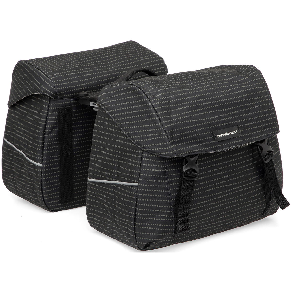 Joli Double Bicycle Bag - Mik Adapter - Water -Repellent - Nomi Black