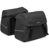 Joli Double Bicycle Bag - Mik Adapter - Water -Repellent - Nomi Black