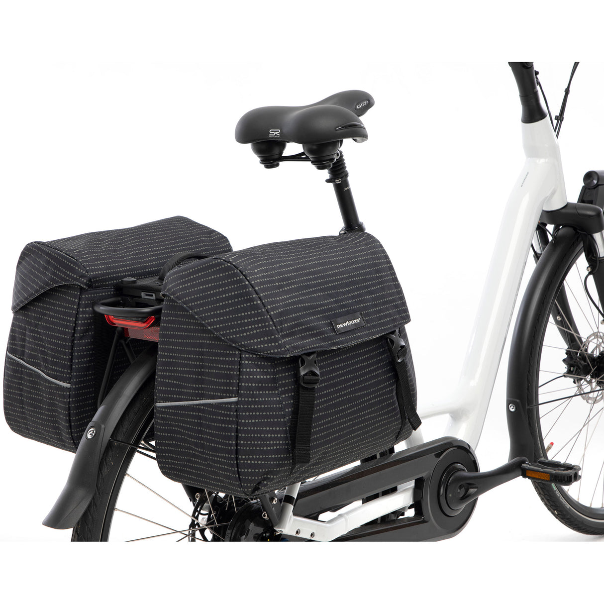 Joli Double Bicycle Bag - Mik Adapter - Water -Repellent - Nomi Black