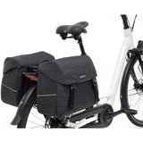 Joli Double Bicycle Bag - Mik Adapter - Water -Repellent - Nomi Black