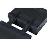 Basilikum dobbelt cykelpose, sort sort, vand -repellent, 35L