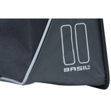 Basilikum dobbelt cykelpose, sort sort, vand -repellent, 35L