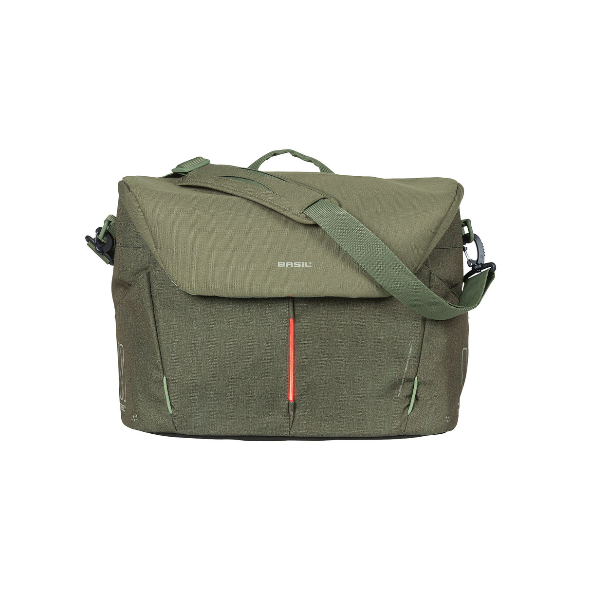 Basil B -Safe -pendler Nordlicht - Laptop Bag - 17 liter - Olivengrøn