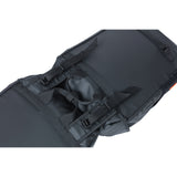 Basil Miles Tarpaulin - Double Bicycle Bag, Waterproof, 34L, Black Orange