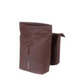 Basil Tas City Double Vegan Leather | Ristet brunt