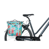 Basil Bloom Field dubbele fietstas, waterdicht, sky blue, 35L
