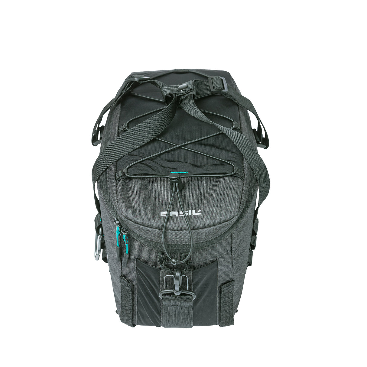 Basil Discovery 365D Bagageadfærd taske M - sort, vand -repellent, 9l, unisex, sporty