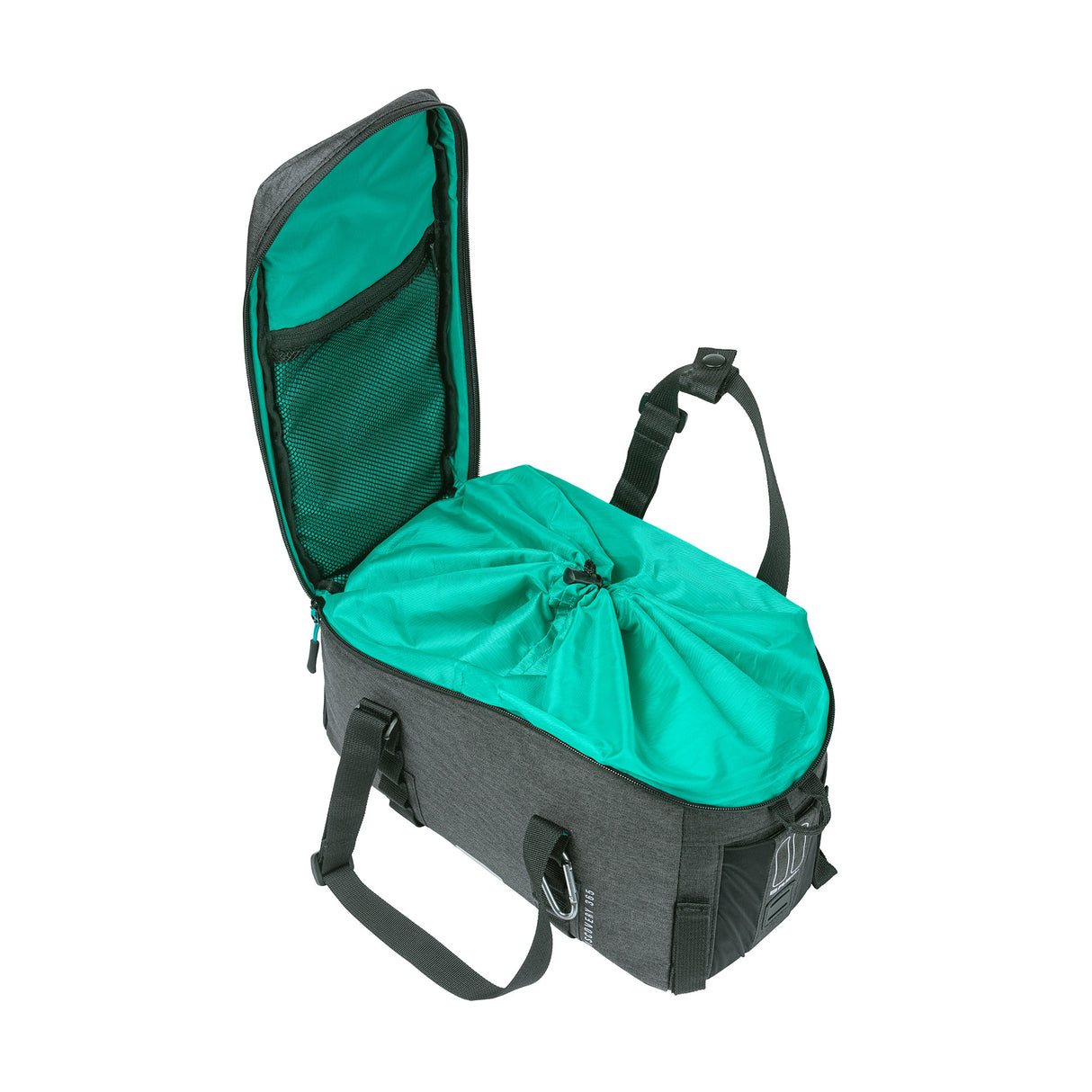 Basil Discovery 365D Bagageadfærd taske M - sort, vand -repellent, 9l, unisex, sporty