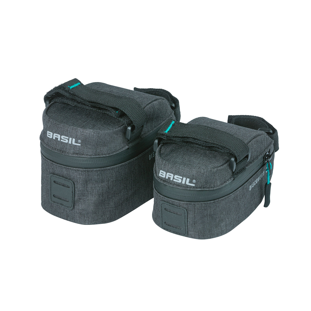 Basil City Double Bicycle Bag Mik, črna
