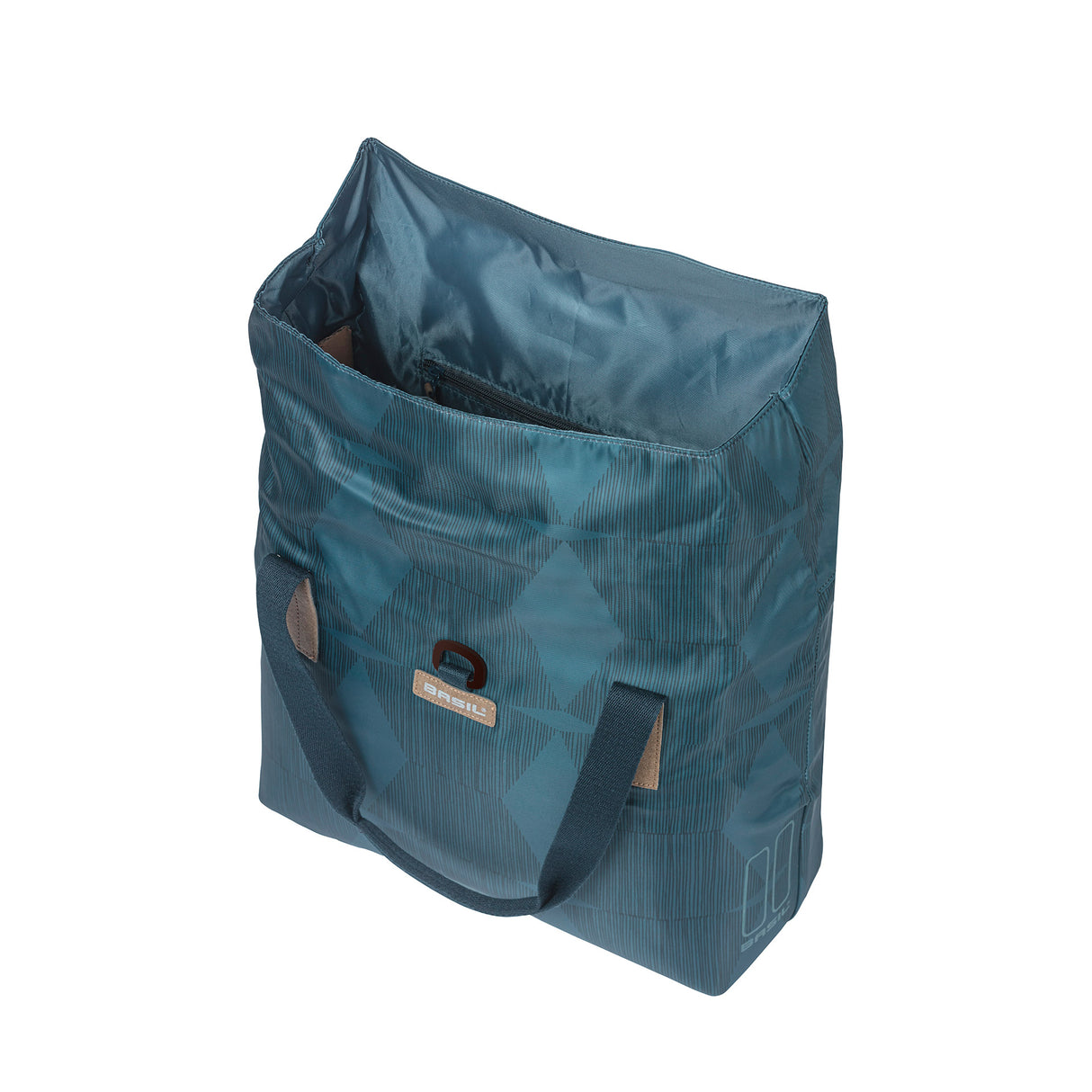 Shopper Basil Elegance Biccle Shopper, izberite zeleno, unisex, stadfiets, posestvo modro