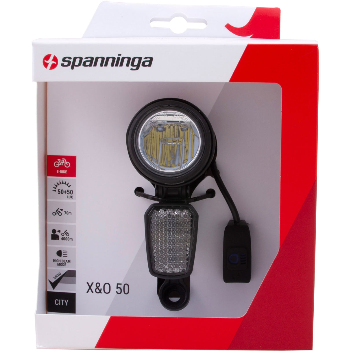 Spanninga forlygte x O 50 XEAFTC 6-36VDC + Reflektor