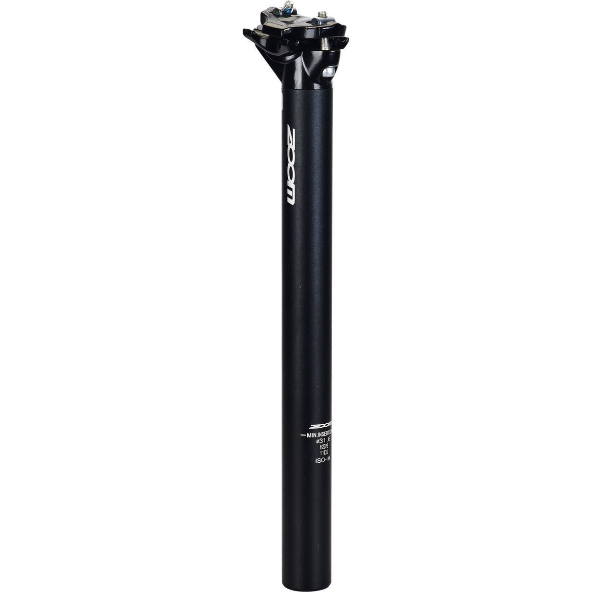 Zoom vaste zadelpen atb ø31,6 350mm 2-bouts zwart