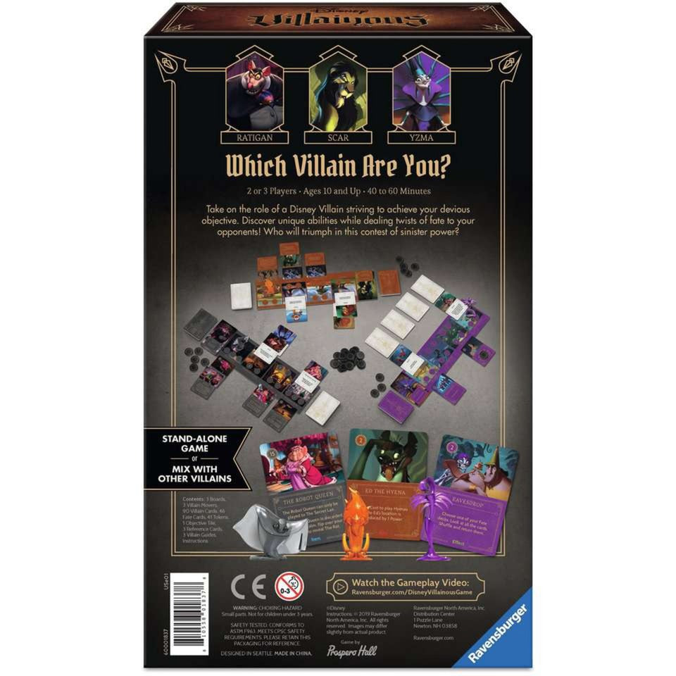 Ravensburger Villainous Expansion 2: Onde kommer forberedelse