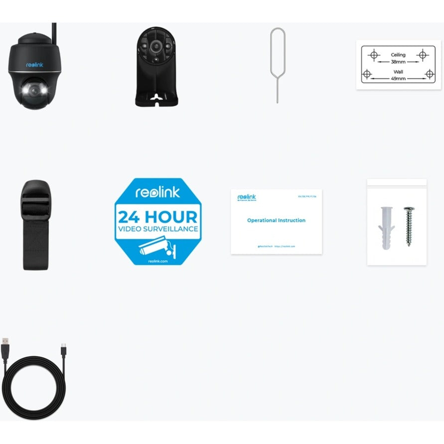 REOLINK B430, 2K+ 5MP Cámara de seguridad PT de doble banda PT