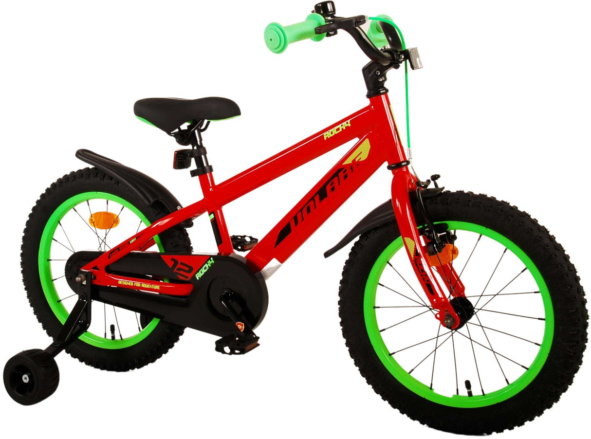 Bicycle per bambini rocciosi di Vlatare - Ragazzi - 16 pollici - ROSSO