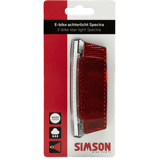 E-Bike pro zavazadla Spectra Spectra Simson Taillight Spectra 6-48V