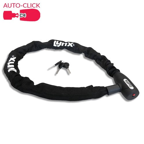 Lynx Chain Lock 10 x 120 cm sort bylinje XL