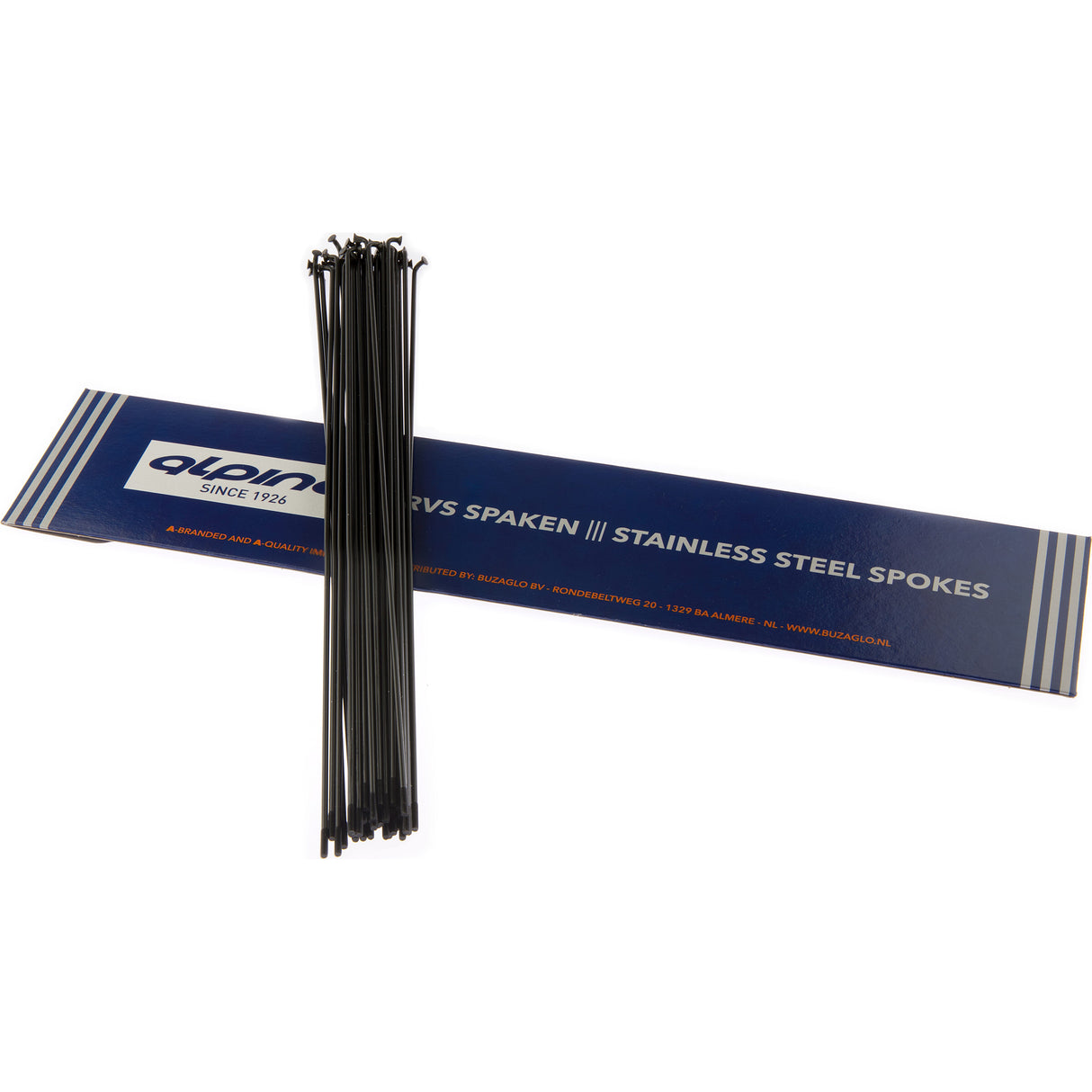 Alpina Spaken 14g (2,00 mm) 290 mm en acier inoxydable noir (P36)