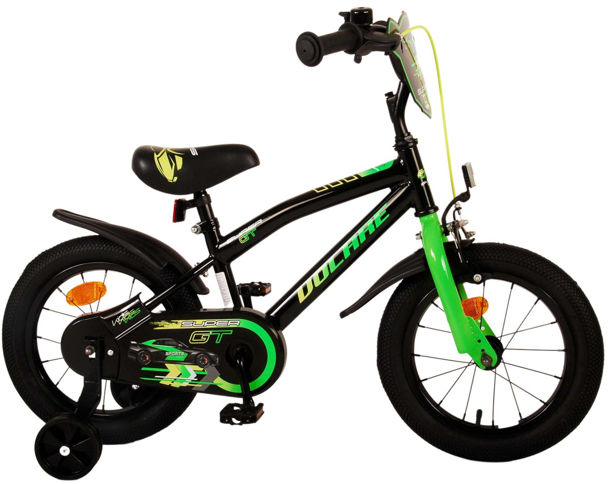 Bike per bambini di Vlatare Super GT - Boys - 14 pollici - Green