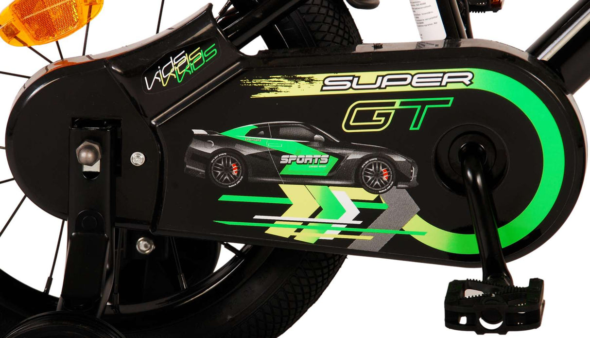 Bike per bambini di Vlatare Super GT - Boys - 14 pollici - Green