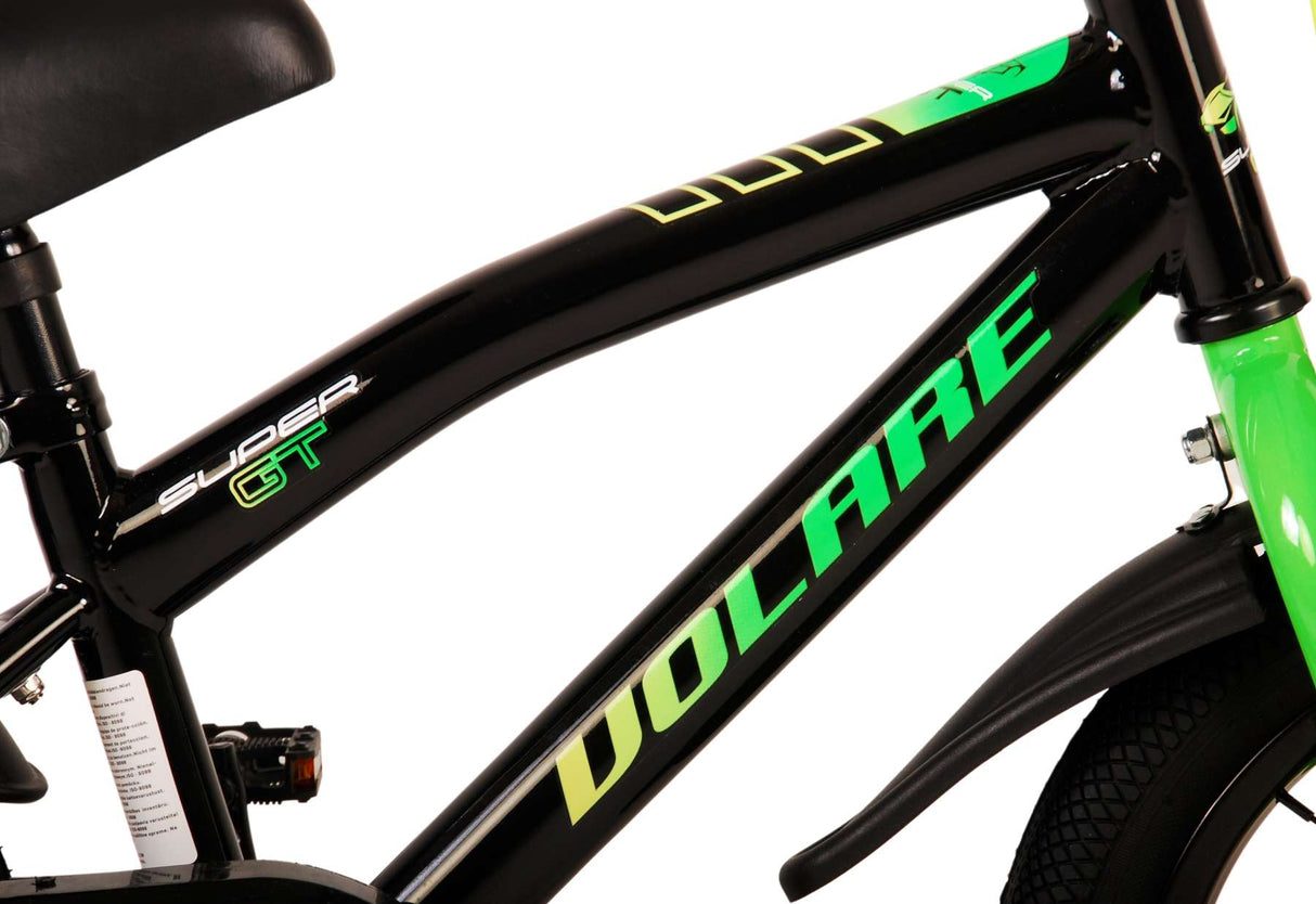 Bike per bambini di Vlatare Super GT - Boys - 14 pollici - Green