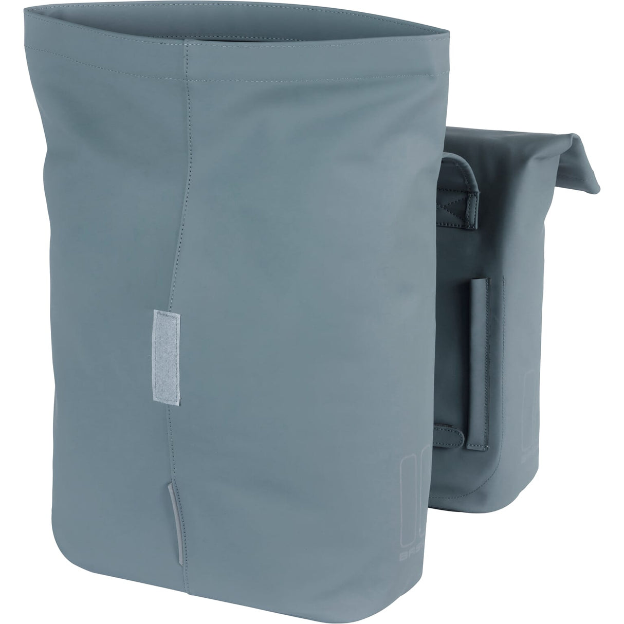 Basil Tas City Double Vegan Leather | Graphite Blue